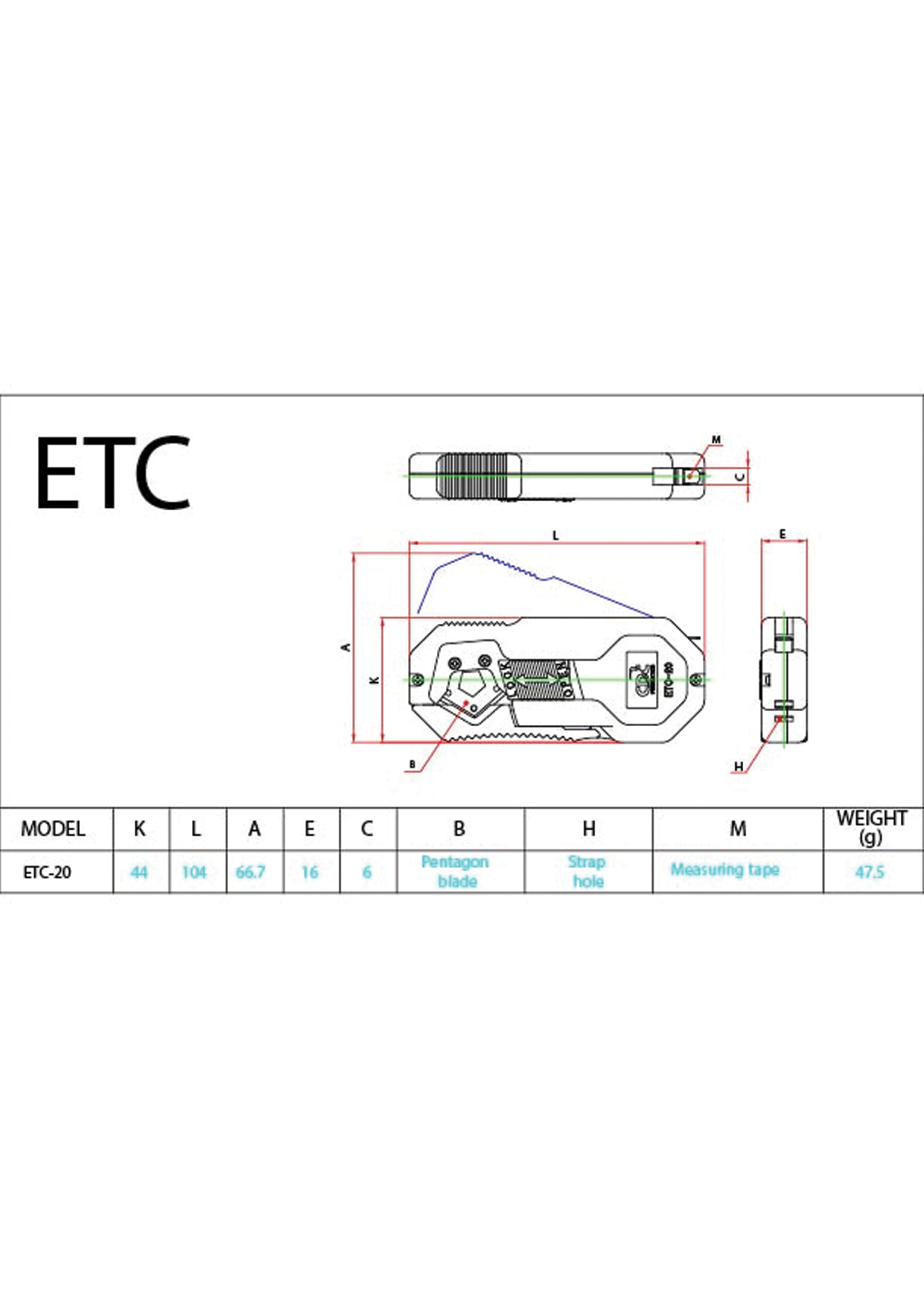 ETC Data Sheet