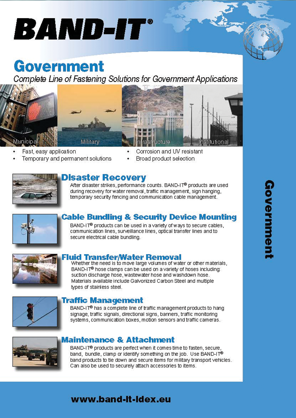 Government Products - Complete Line of Fastening Solutions for Facility Maintenance Applications