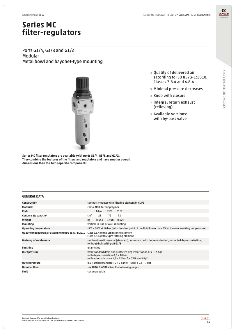 Series MC Filter-Regulators