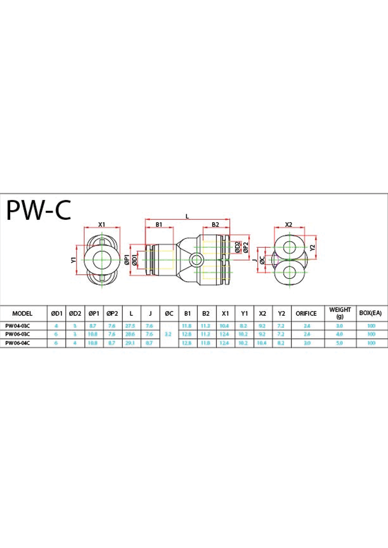PW-C Data Sheet ( 115 KB )
