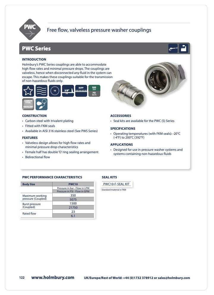 PWC Series Couplings