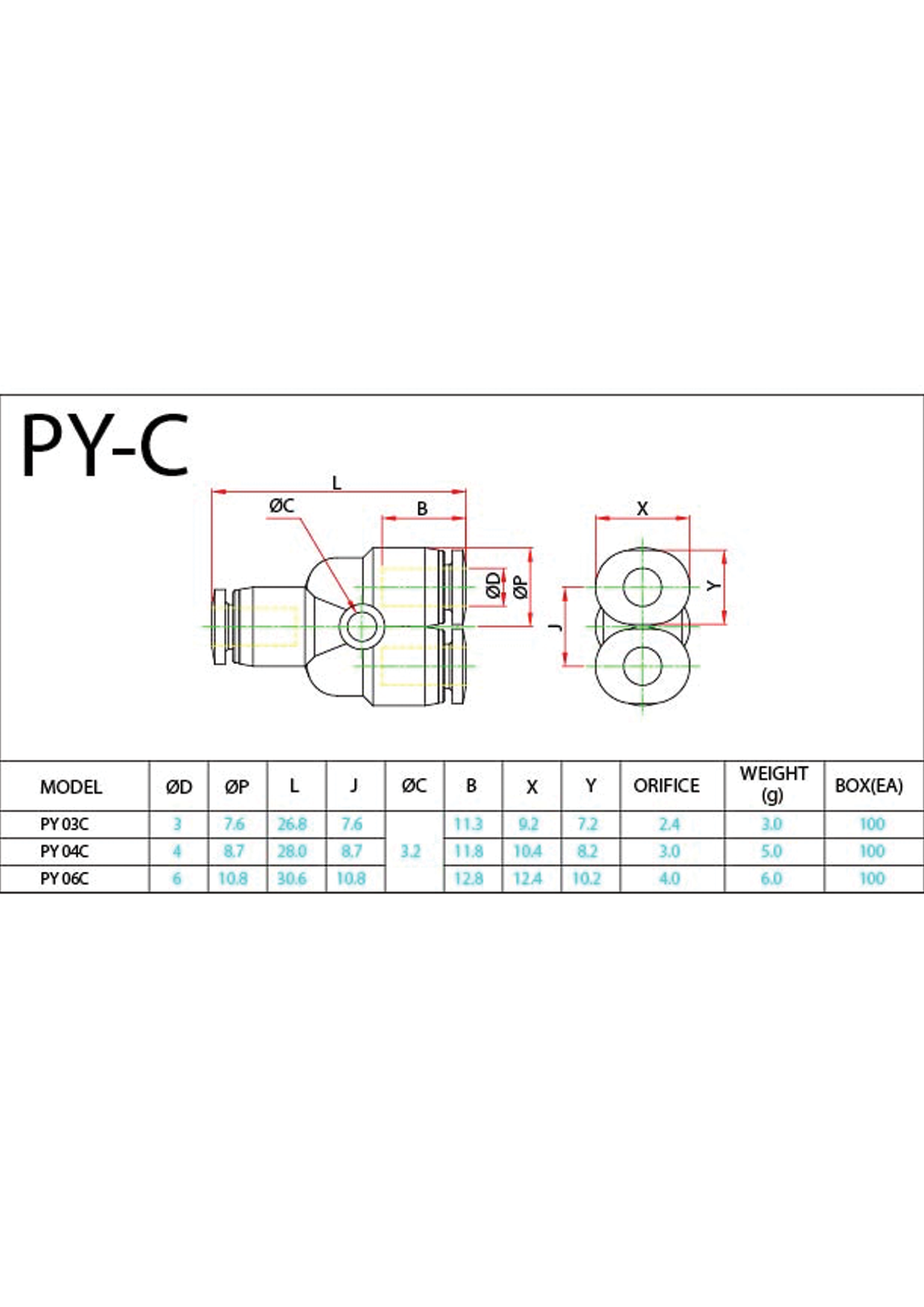 PY-C Data Sheet ( 101 KB )