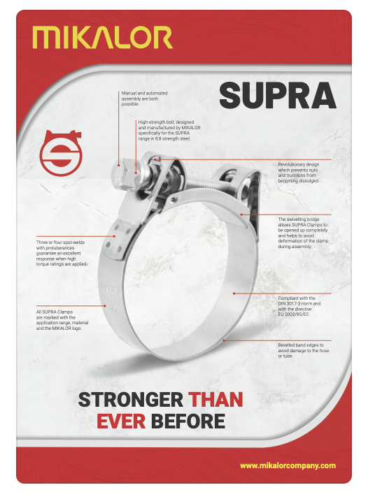 SUPRA Heavy Duty Hose Clamp