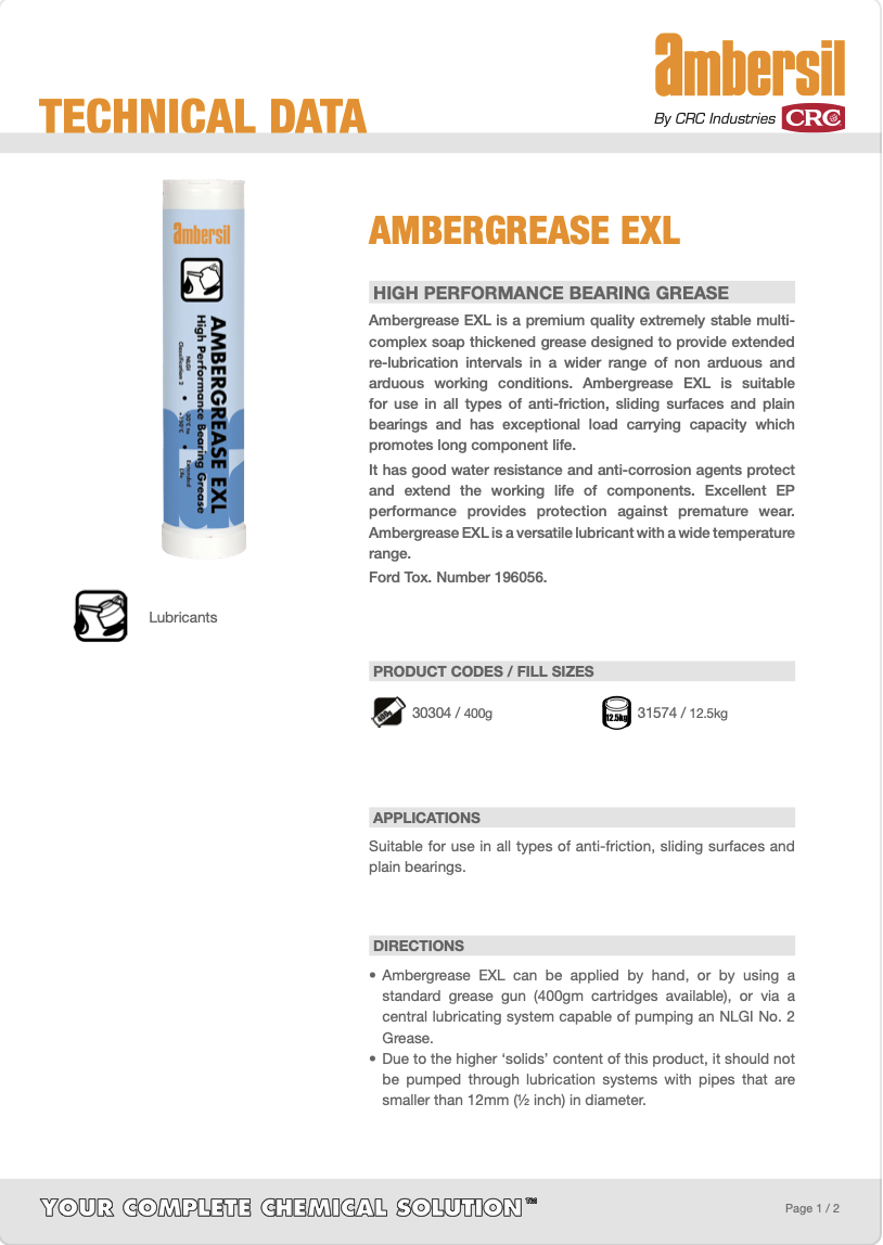 Ambergrease EXL