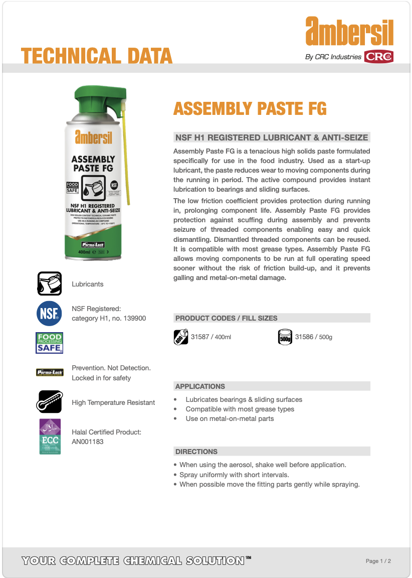 Assembly Paste FG