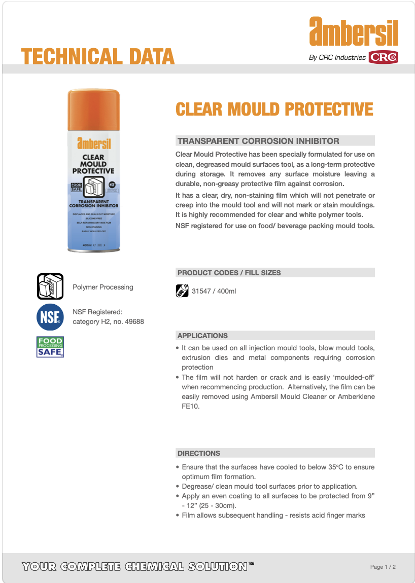 Clear Mould Protective