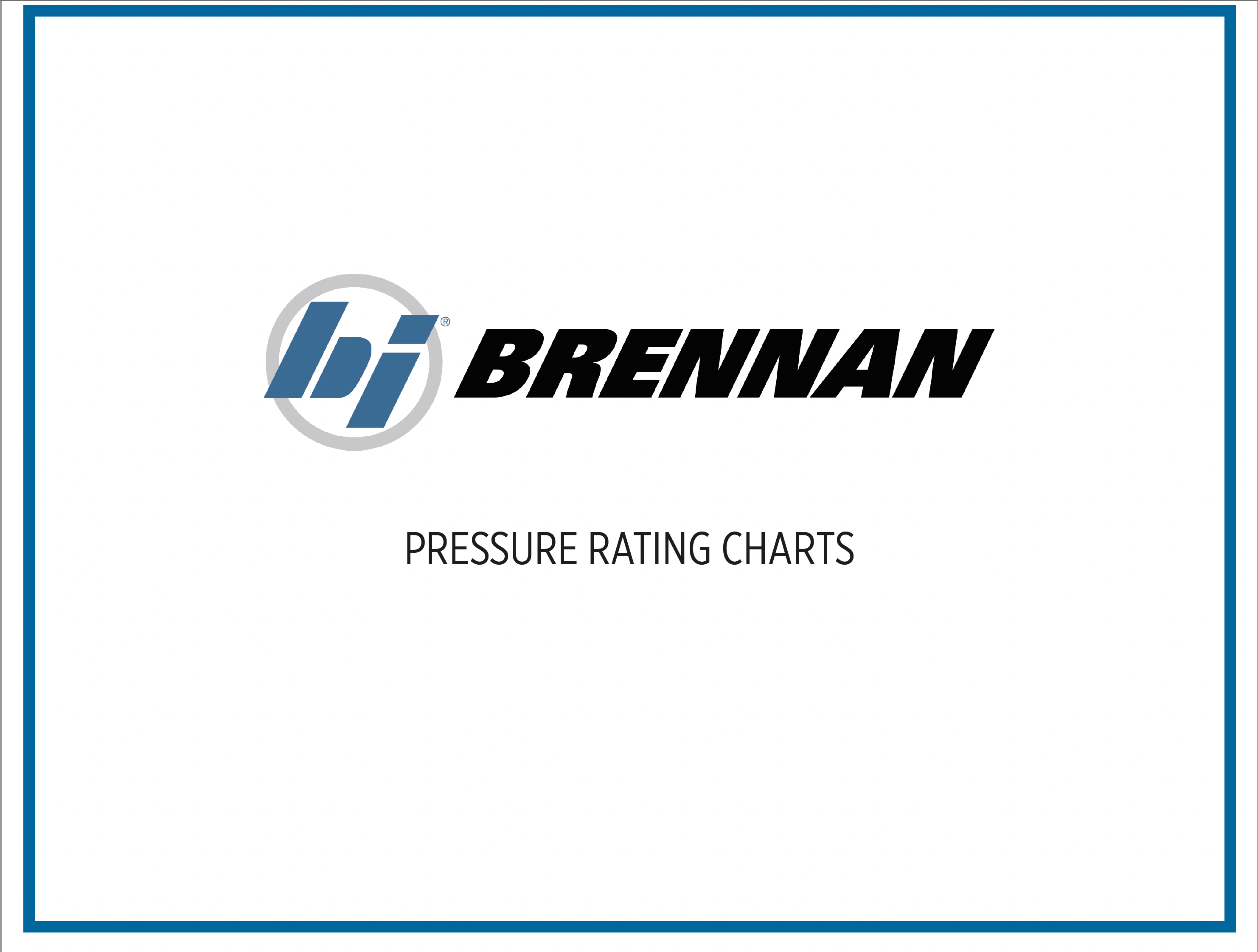 Pressure Rating Chart 2024