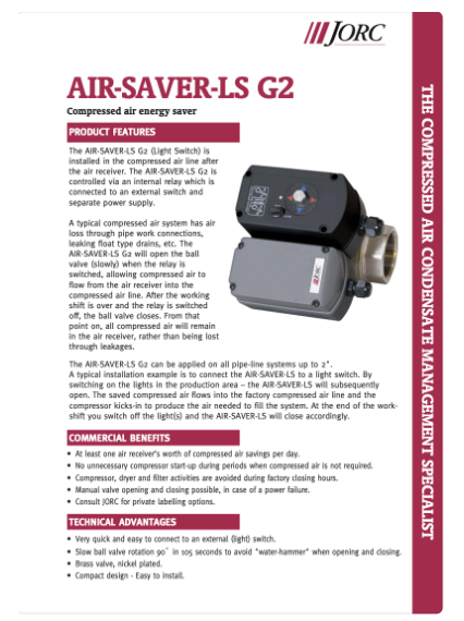 2022 Air Saver LS G2 Compressed Air Energy Saver