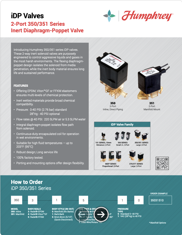 iDP Valves 350 Series