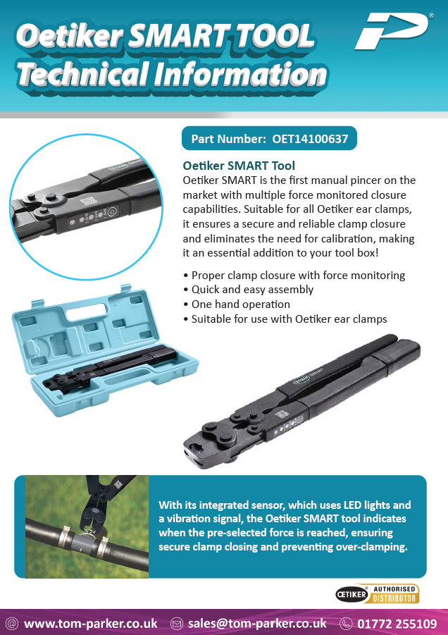 Oetiker SMART Pincer - Tool Sensor Monitored
