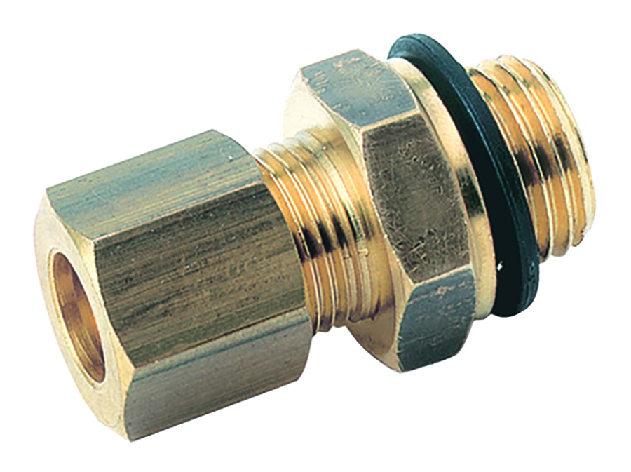 AIGNEP - Straight Adaptor - BSPP Male with O Ring - - Part number A13485-1438