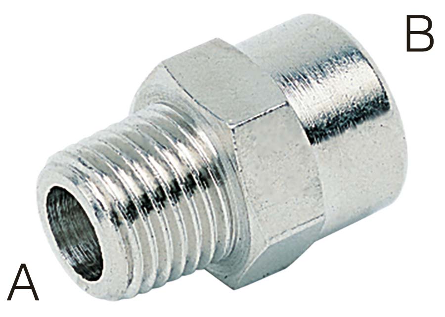 AIGNEP - Adaptor BSPT Male / BSPP Female - Part number A240-18-14