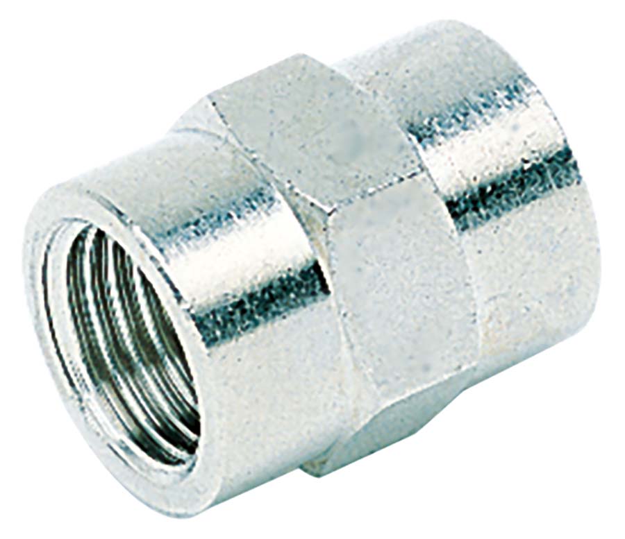 EQUAL CONNECTOR - BSPP FEMALE FEMALE THREAD: 1/4" BSPP - Part number A300-1/4