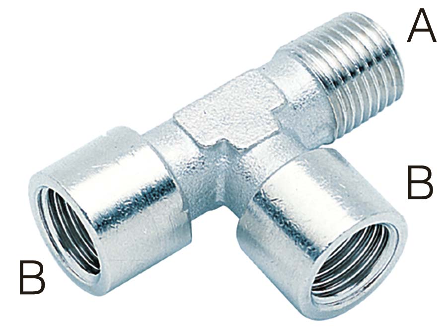 Pkg Qty 5 Aignep USA Swivel Run Tee 8mm Tube x 3/8 Swift-Fit Pkg Qty 5 Aignep USA Swivel Run Tee 8mm Tube x 3/8 Swift-Fit