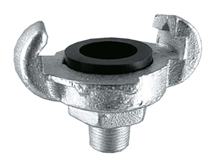 PARKAIR - BSPT Male Adaptor - Plated Iron - Part number AI-QDM050M