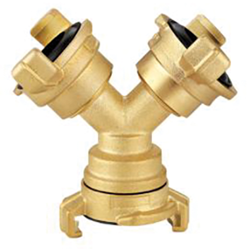 PARKAIR - 3-Way Brass Geka Type Water Couplings - Part number AI-RE3WAY
