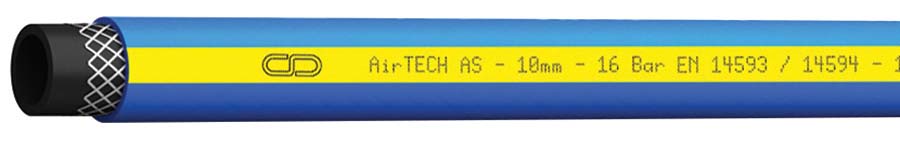 COPELY - Reinforced Antistatic Breathing Air Hose - ATBRAS - Blue 25 M Coils - Part number ATBRAS10-25
