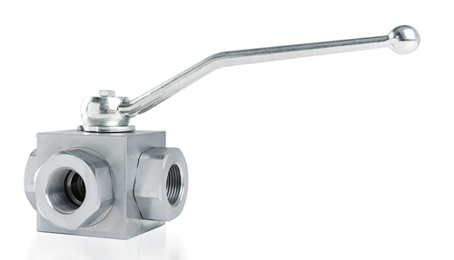 RÖTELMANN - 3-Way Ball Valve – BSPP Female 'T' Ported ISO 228-1 - Part number B/VBK3-12T