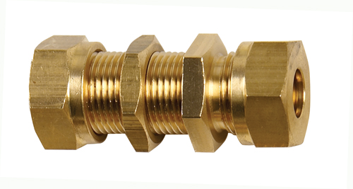 Equal Ended Bulkhead Coupling - Metric - Part number BMB115L10