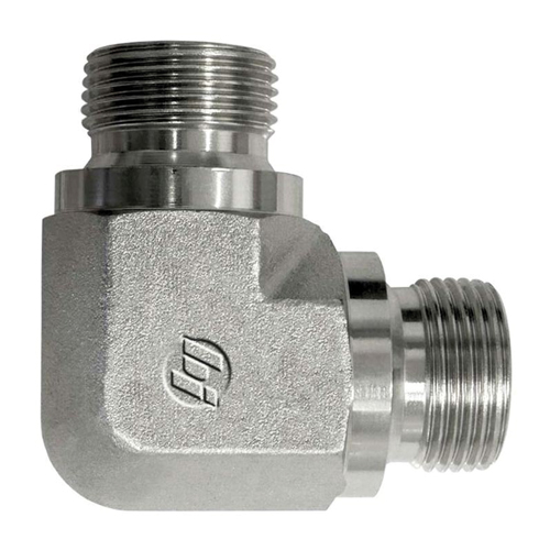 BRENNAN - 90º BSPP MALE 60º CONE Hydraulic Adaptors - Part number BI60-2003-20-20