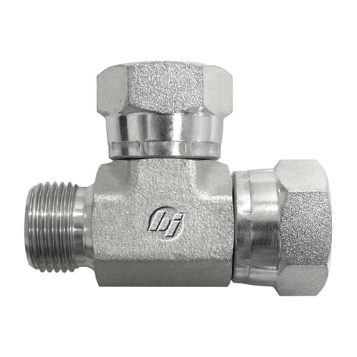 BRENNAN - RUN FEMALE BRANCH TEE – BSPP MALE/BSPP SWIVEL FEMALE Hydraulic Adaptors - Part number BI60-3007-20-20-20