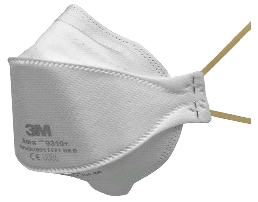 3M - Flat-Fold Particulate Respirator - Part number BT9310PLUS