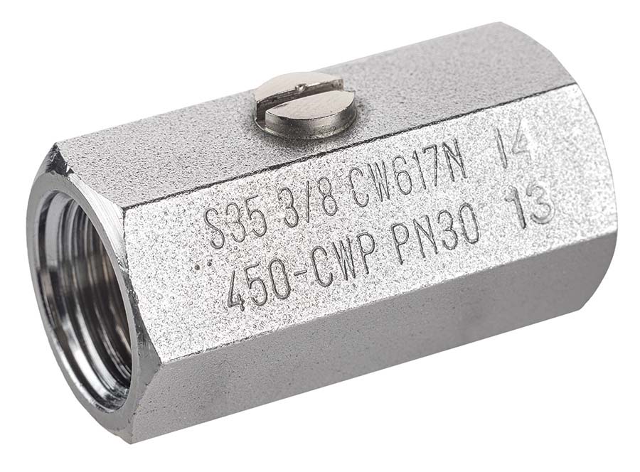 PARKAIR - High Pressure With Screwdriver Slot BSPP Female - Part number B/V-S35DF3