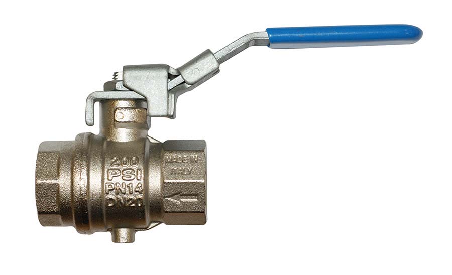 PARKAIR - Venting Lockable Ball Valve - BSPP Female Brass . - Part number B/V-VBL-16