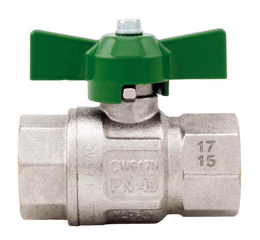 ITAP - GREEN Full Flow T Handle BSPP Female - ISO 7/1 . - Part number B/V2378-04