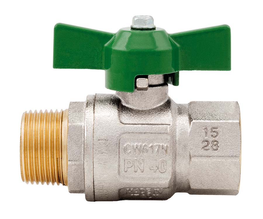 ITAP - GREEN Full Flow T Handle BSPT Male / BSPP Female - ISO 7/1 . - Part number B/V2379-08