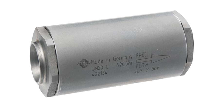 RÃ–TELMANN - Check Valve BSPP Female - ISO 228-1 . - Part number B/VNRV-02