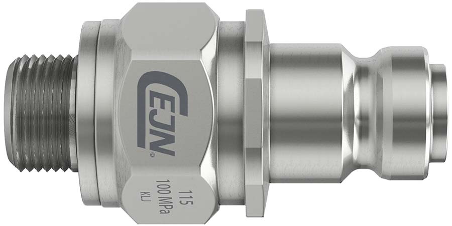 CEJN - 115 Series - BSPP Male Hose Rupture Valve CONNECTION: 3/8" BSPP - Part number C101156254