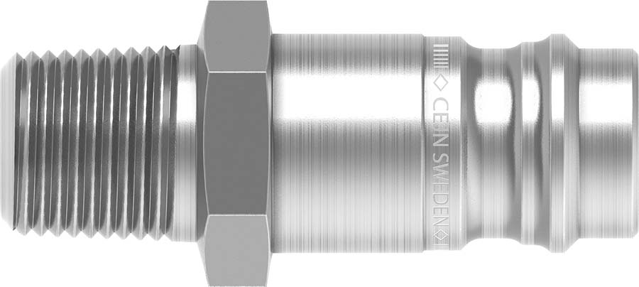 CEJN Series 442 - Male Thread Connection: 3/8" BSPT" - Part number C104425154