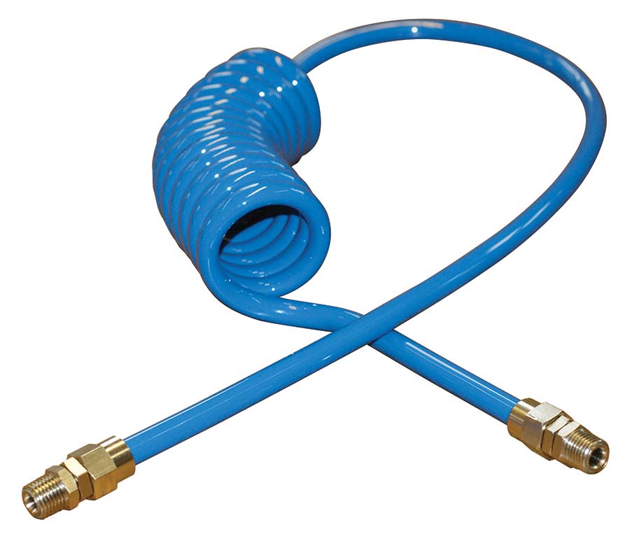 CEJN - CEJN PUR Hose Kits – Blue – Spiral Hose with BSPT Swivel Adaptors . - Part number C199589810