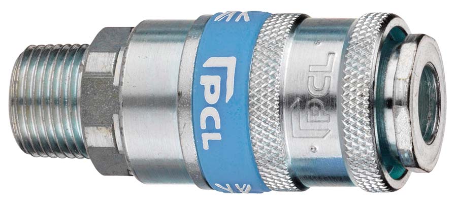 PCL Airflow Series - Male Thread Connection: 1/4" BSPT - Part number CAC2CM02