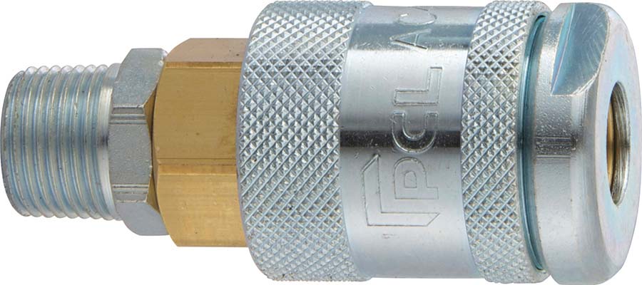 PCL Series 60 - Male Thread Male Thread: 3/8" BSPT - Part number CAC4EM02