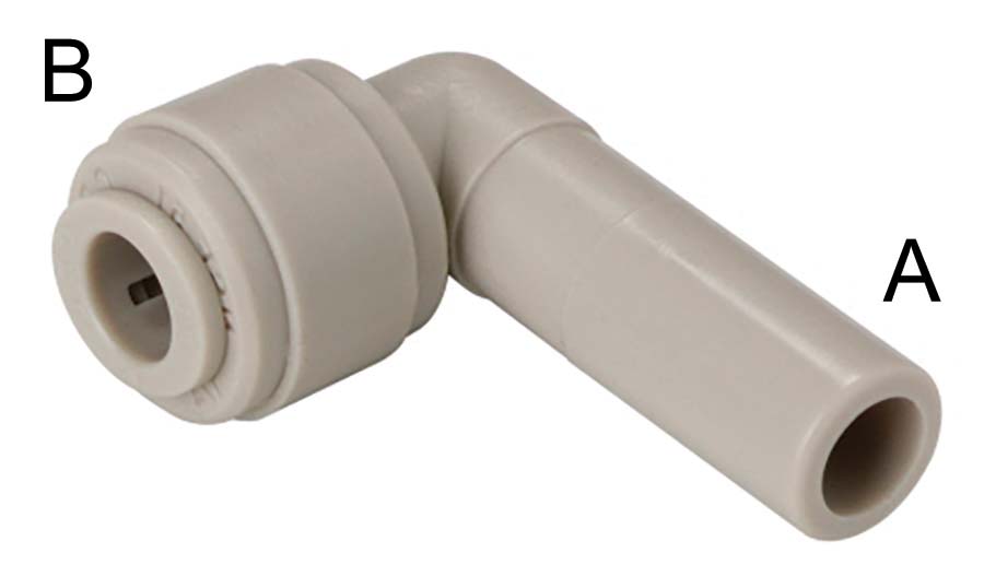 CDC - HLJ Stem Elbow . - Part number CDHLJ3/8-5/16