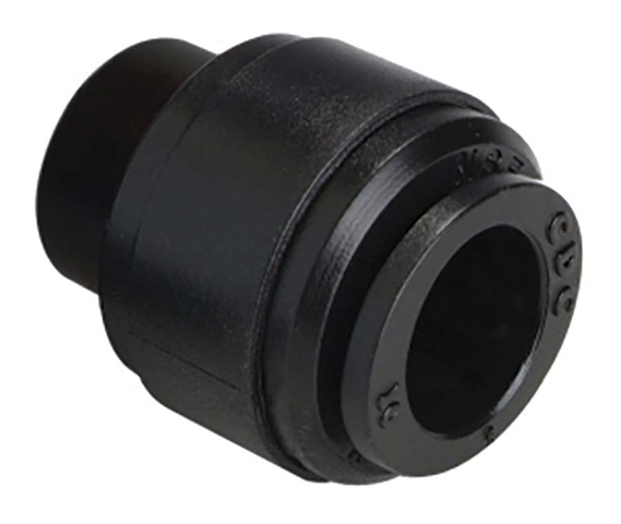 9.5mm PA66 Round Tubing Nylon Hole Plugs Locking Rigid Plug push-in Plastic Cap 