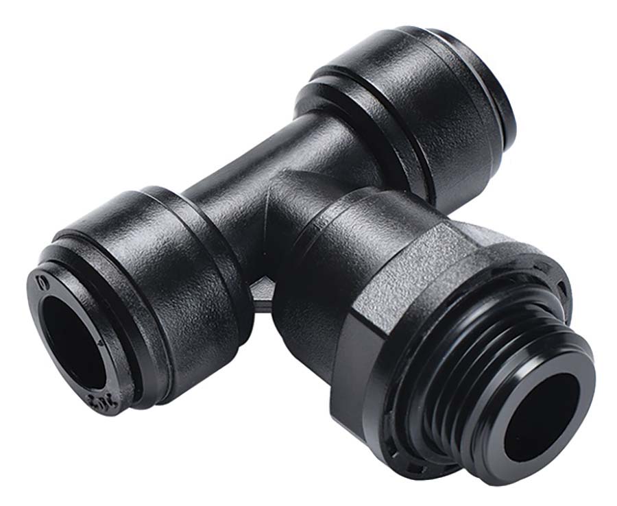CDC - HRPT-G  BSPP Swivel Tee - Part number CDHRPT04G02