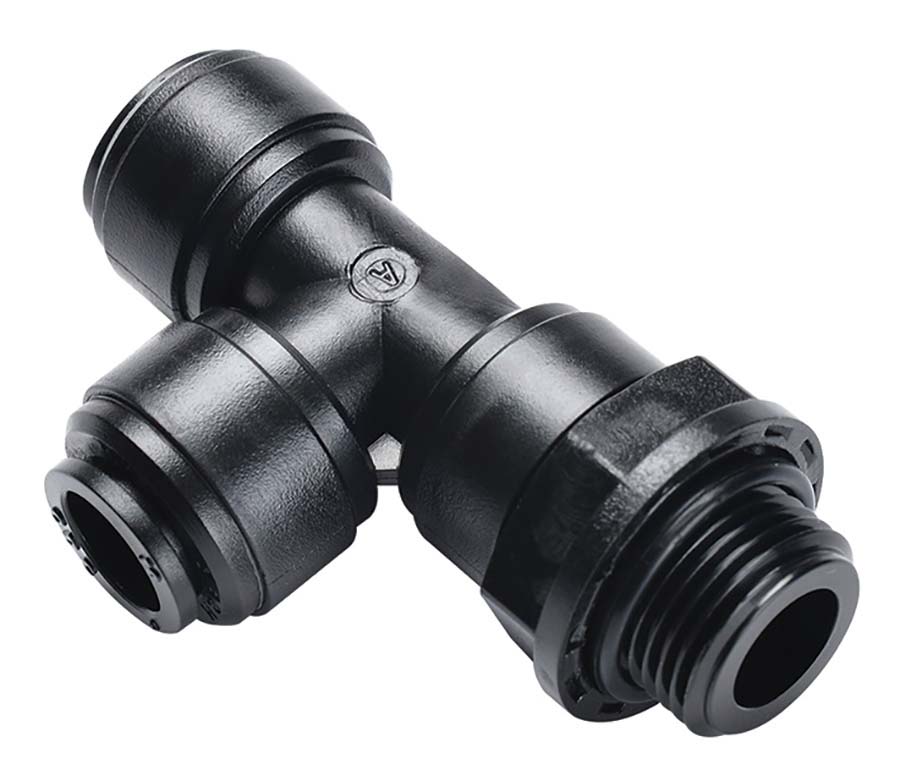 CDC - HRST-G BSPP Swivel Run Tee - Part number CDHRST04G01