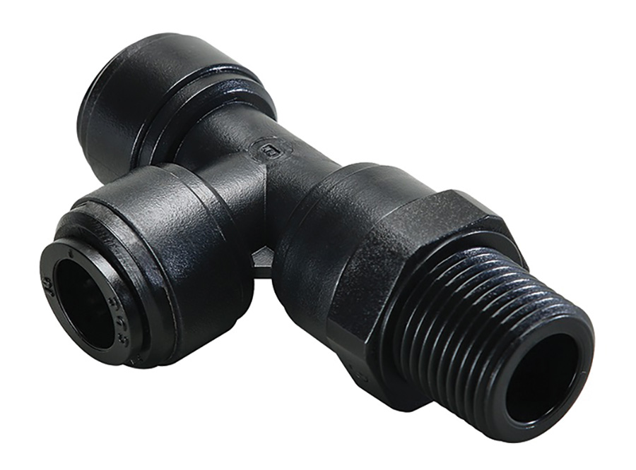 CDC - HRST BSPT swivel run tee . - Part number CDHRST0602