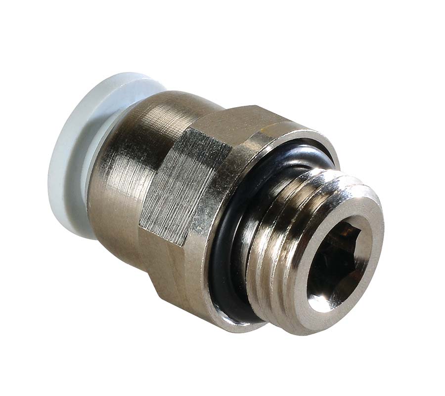 CDC - Straight Male BSPP With O-Ring - Part number CDMPC04G01W