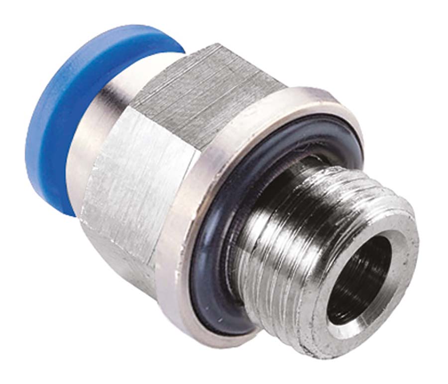 PC-G-C Male Straight Tube Od: 6 mm Thread: 1/8"" - Part number CDPC-C06G01
