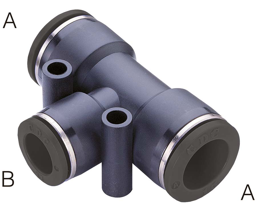 CDC - PGT Reducer Tee - Part number CDPGT3/81/4