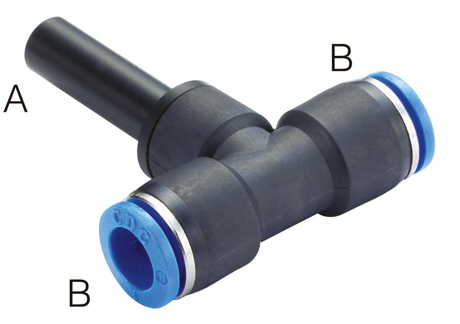 CDC - PTJ Plug-In Branch Tee - Part number CDPTJ0806N
