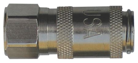 Female Thread - Unvalved Brass Couplings Connection: 10-32 Unf - Part number CO-20X1032F