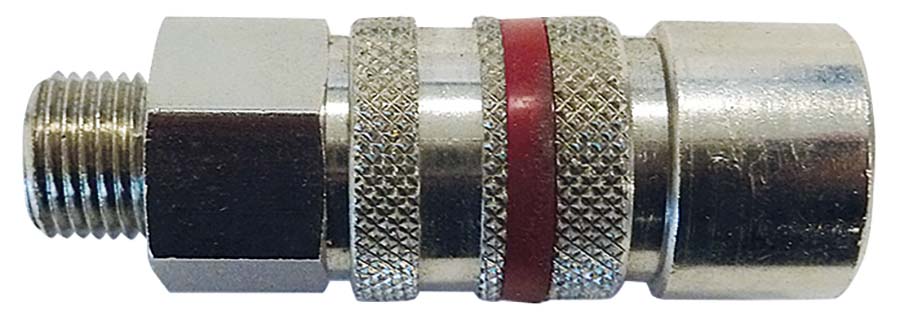 PARKAIR - CP21 Series - Male Thread Male Thread: 1/8" BSPP - Red - Part number CP21-EG810N