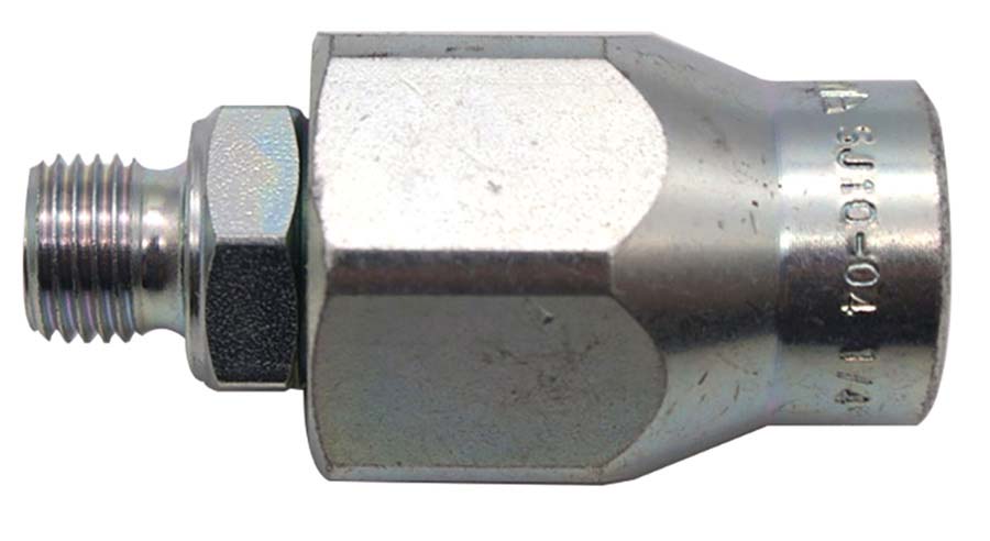 PARKAIR - Straight Swivel Joint - Male BSPP 60° / Female BSPP . - Part number D-GGL-1/4