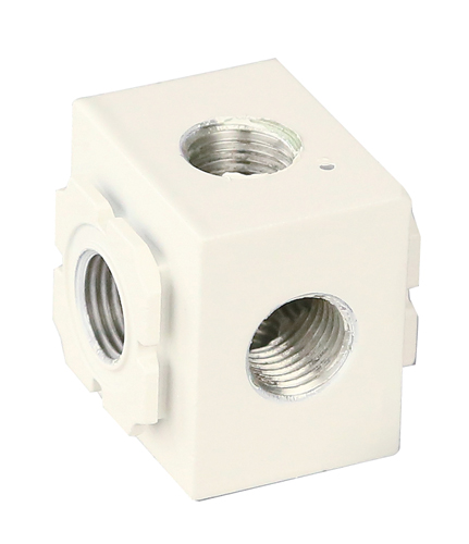 EM EA2002 02 Air Preparation Condensate Management E.MC Filter Regulator Lubricator Assemblies EA Series Accessories Spacer 2 Port