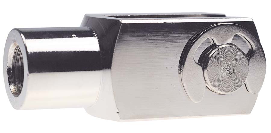 E.MC - Piston Rod Clevis & Pin Cylinder Bore: 12mm / 16 mm, Thread: M6 x 1 - Part number EM-FJ-M6X1YCJ